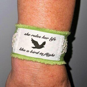 Gypsy Hippie Cuff Bracelet Stevie Nicks Fleetwood Mac Song Lyrics Music Gift Art